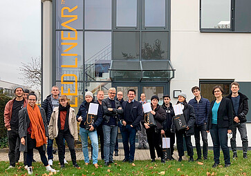 Auf Exkursion: Studenten der HAWK zu Gast bei LED Linear™